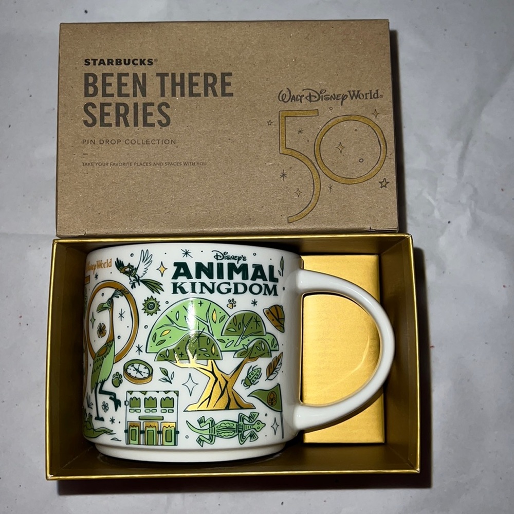 Disney Starbucks Animal Kingdom Been There Series Mug 50th Anniversary Series